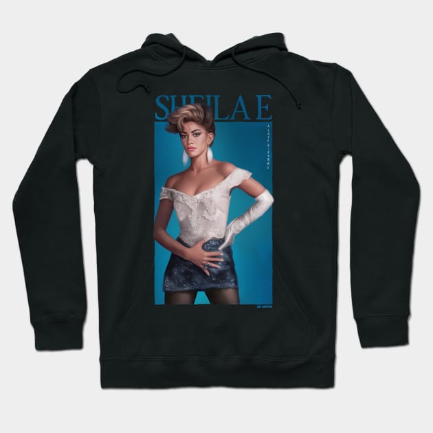 Sheila E. Hoodie by Art Simpson